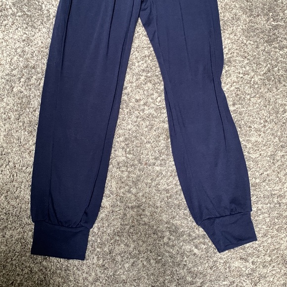 Blue sleeveless jumpsuit - Picture 3 of 5